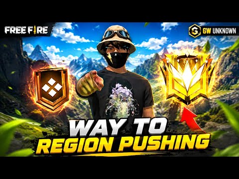 ⚡HEROIC. TO GRANDMASTER 😱 REGION PUSH LIVE! | FREE FIRE MAX#freefiremax #regionpush