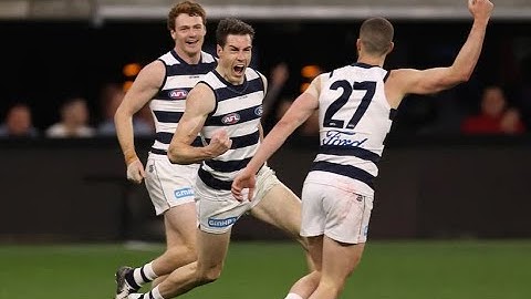 Jeremy Cameron snaps incredible left foot goal | Geelong v GWS: 2021 Semi Final