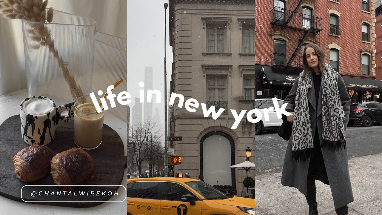 snow days in nyc | cozy cafes, upper east side shopping & ice skating