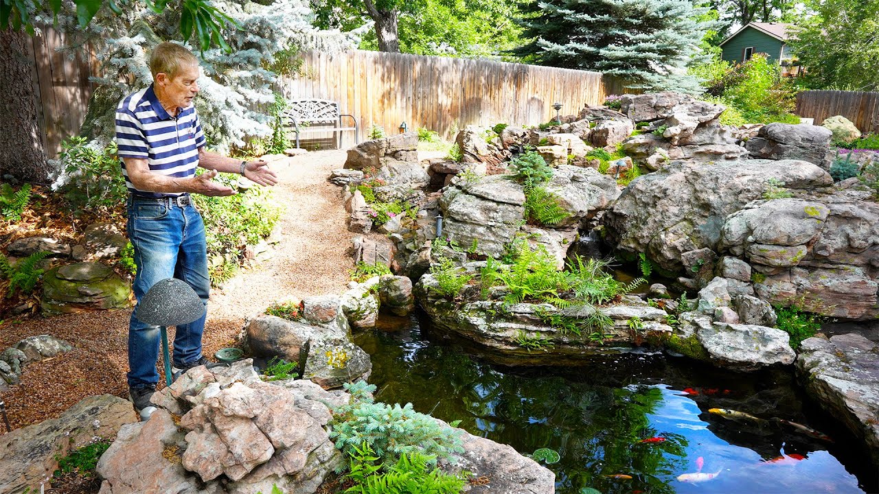 Garden Tour June 2022 | Rock Gardens, Water Features & Koi Pond at Colorado Home