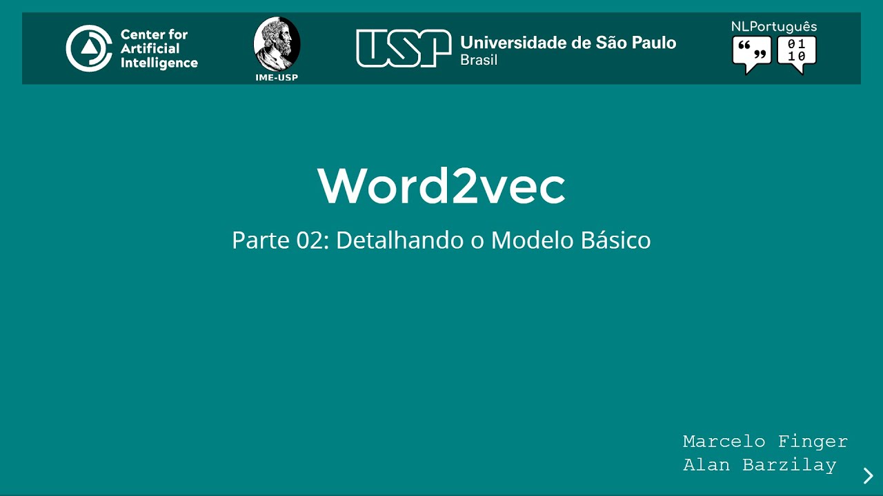 NLPortuguês: Detalhando o Modelo Básico  [MÓDULO 4 - AULA 2]