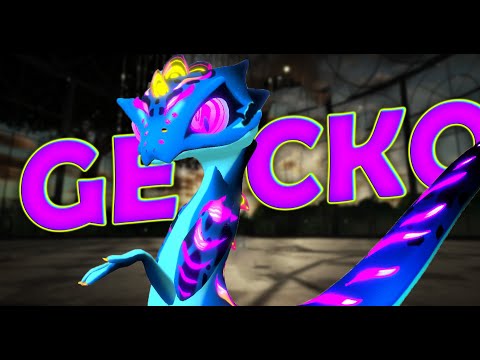 Gecko furry dance MMD Vrchat