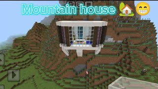 I am build a new Minecraft mountain house 🏡🏡😁