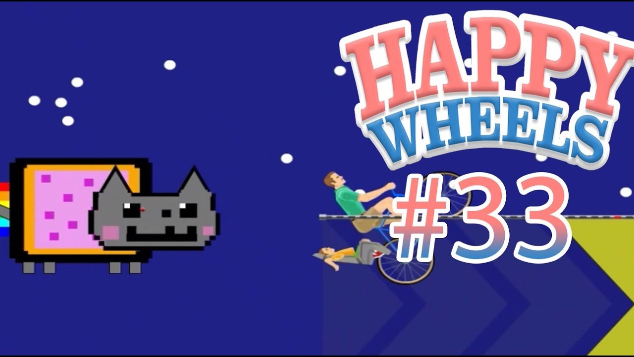 Happy Wheels z Disem! #33 -  NYAN CAT! Znowu :D