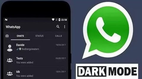 Enable dark mode in WhatsApp ( beta )