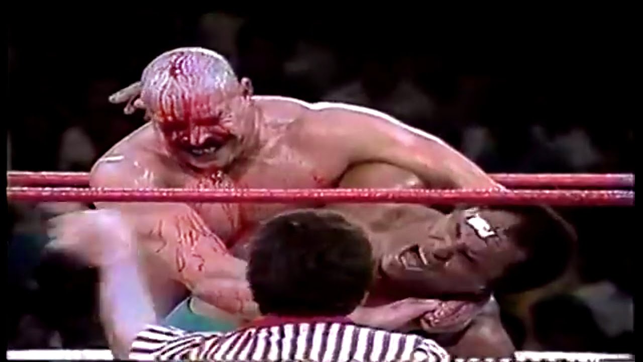 Iron Sheik vs Carlos Colon 80s