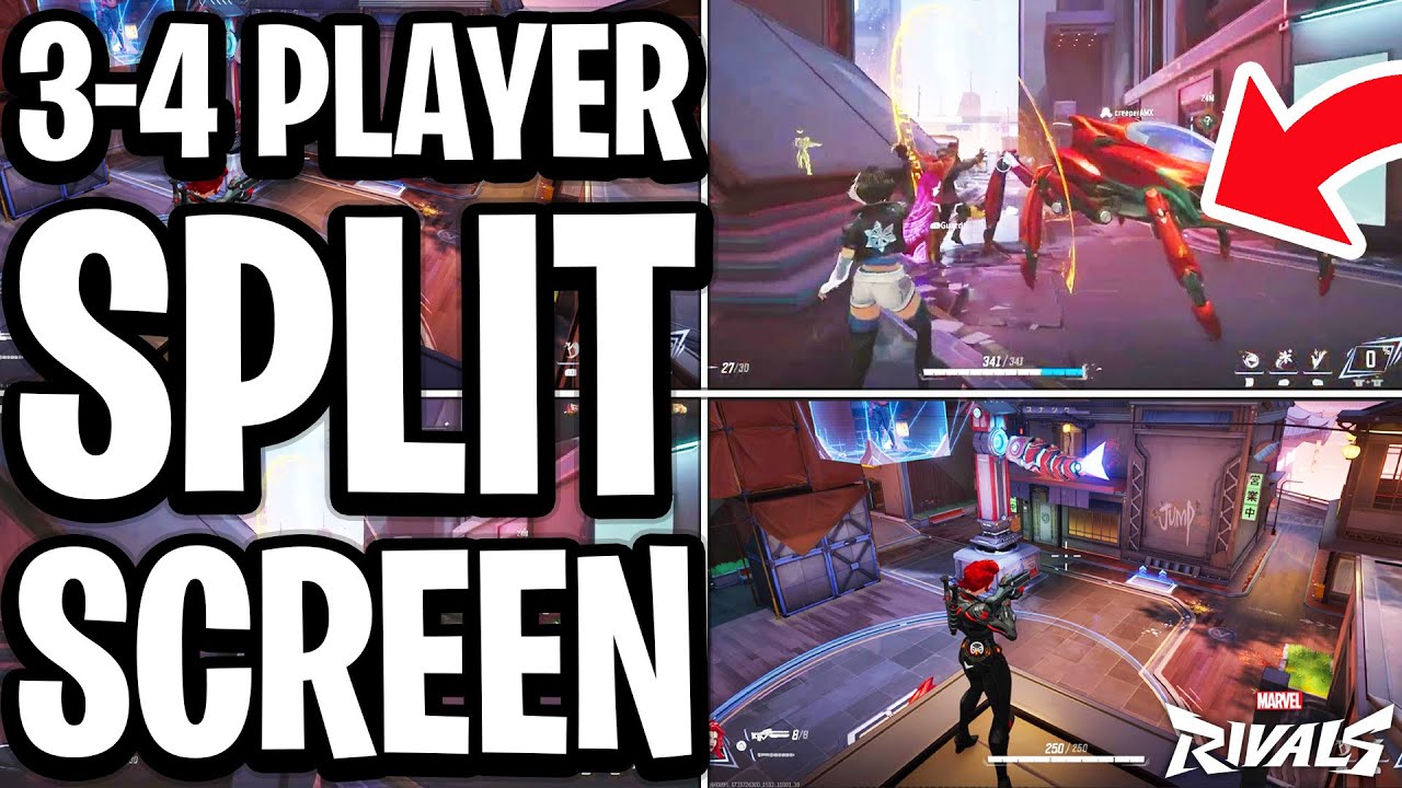 Can you Play 3 or 4 Player Split Screen in Marvel Rivals - Full Guide