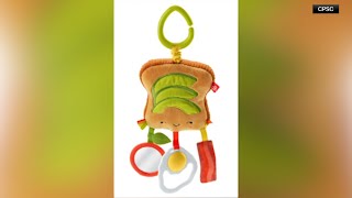 Fisher-Price recalls over 250K stroller toys due to choking hazard
