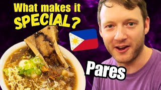 Eating SPECIAL PARES in Manila, Philippines