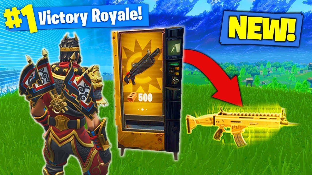 new legendary vending machine gameplay in fortnite battle royale - new free vending machine fortnite