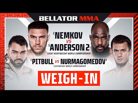 Weigh Ins | Bellator 288: Nemkov vs. Anderson 2
