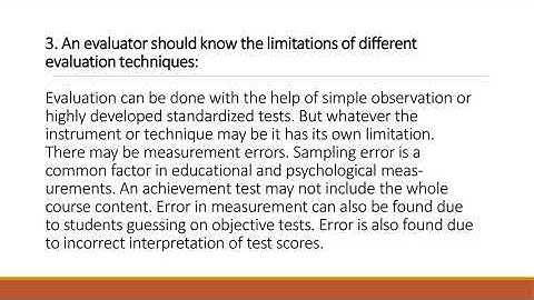 Evaluation: Meaning, Principles, and Functions - MAED Lectures