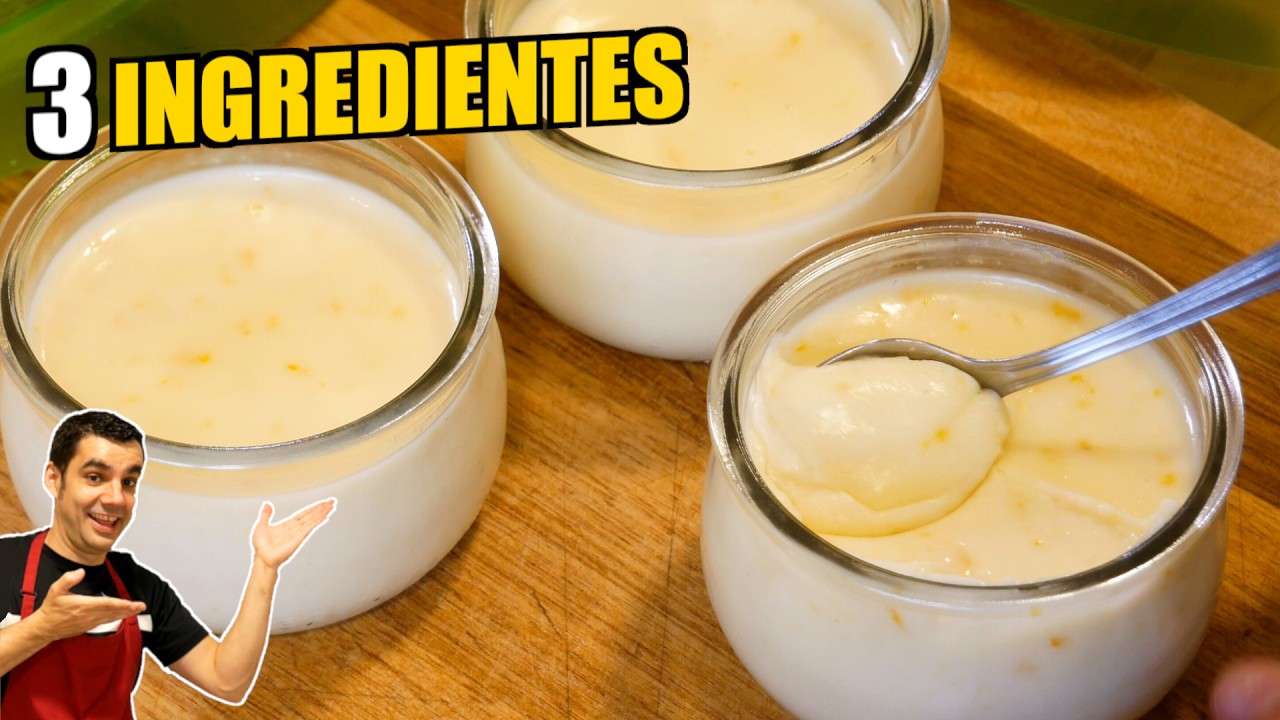 🍋 La Crema de Limón más Fácil: ¡Solo 3 Ingredientes! Sin huevos, sin almidón, sin harina 😱 # 998