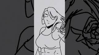 Olympia 8fps movement test #animation #characters #art #memes #hair