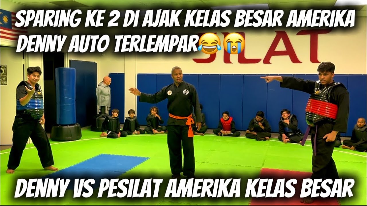Denny vs pesilat Amerika kelas Besar