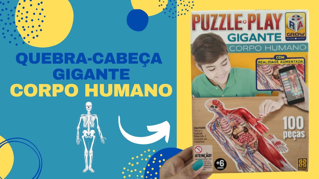 Quebra- Cabeça Gigante Infantil Patrulha Canina 16 Peças Mdf