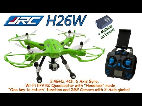 JJRC H26W 2.4GHz, 4Ch, 6 Axis, Wi-Fi FPV RC Quadcopter with Headless mode and 2MP Camera (RTF)