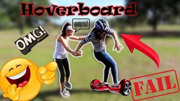 Teaching our Mom how to ride the Hoverboard! / First time riding a Hoverboard!