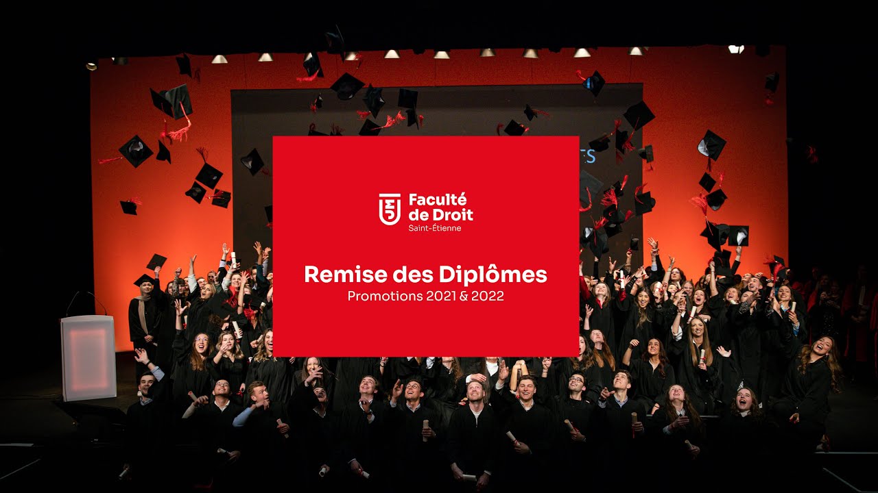 Remise Diplômes Fac de Droit Promo 2021 & 2022 YouTube