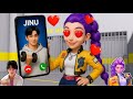 RUMI'S CALL JINU'S IN BARRY'S PRISON RUN! NEW SCARY OBBY (#Roblox)