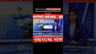 China, Iran and RUssia conducted joint naval drills near the Strait