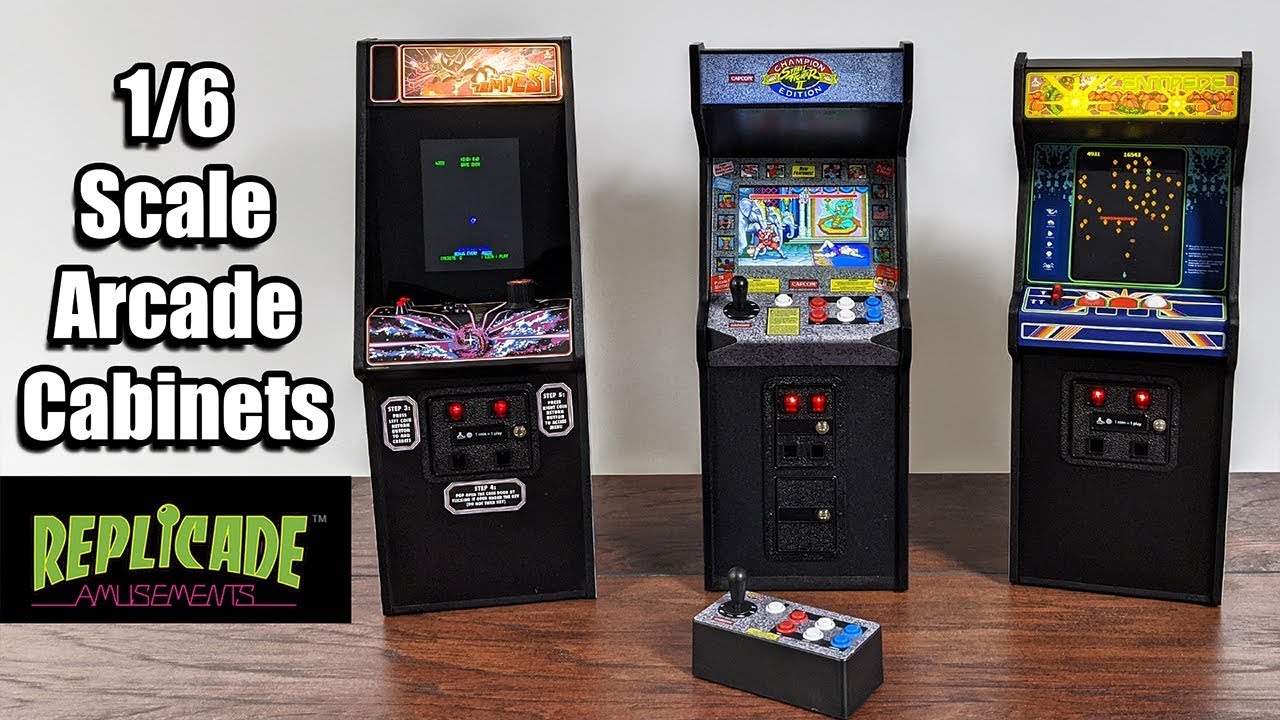 1 6 Arcade Cabinets Street Fighter 2 Tempest Centipede Youtube