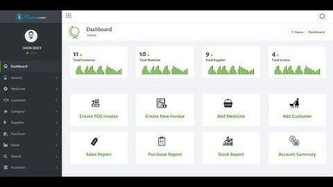 Pharmacy Management system in PHP