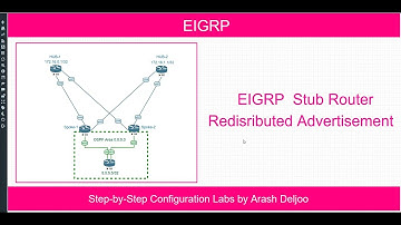 EIGRP Stub Router -  Redistributed