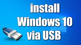 how to create a bootable usb drive, install windows 10 ➡️ and not lose your license\step by step