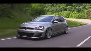 ONE OF THE CLEANEST BAGGED VW GOLF 7 GTI .