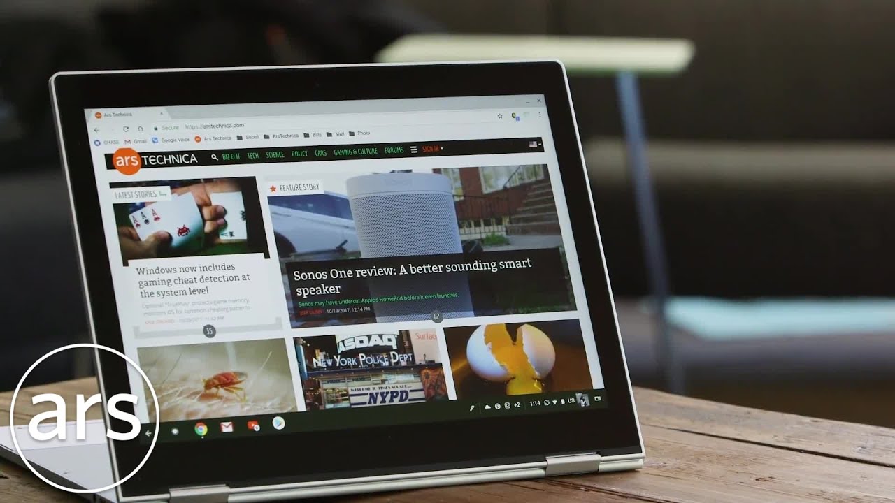 Video till The Verge recenserar Google Pixelbook