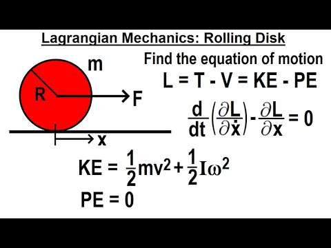 Physics 68 Lagrangian