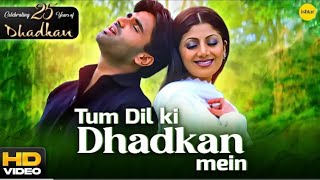 Tum Dil Ki Dhadkan Mein - HD VIDEO | Suniel Shetty \u0026 Shilpa Shetty | Dhadkan | Hindi Romantic Songs