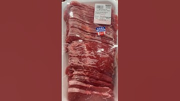 Trying Costco Food Beef Shabu Sliced: Perfect for Hotpot #costco #steaks