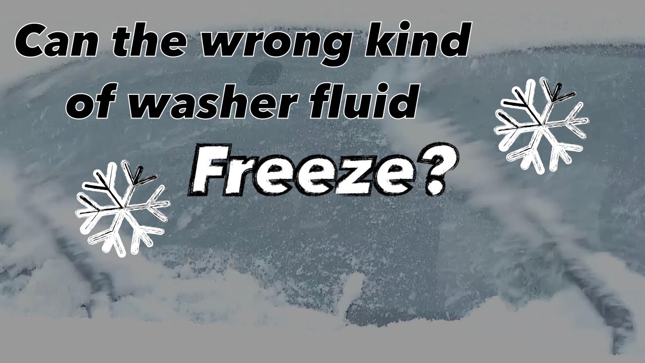 What to Do When Your Wiper Fluid Freezes