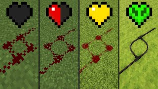 redstone with different hearts