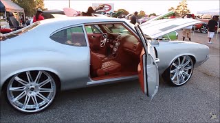 Veltboy314 - '72 Cutlass With Interior Swap Tucking Brushed 24" Savini Wheels Custom Interior Dash Swap 72 Cutlass Tucking 24s Savini