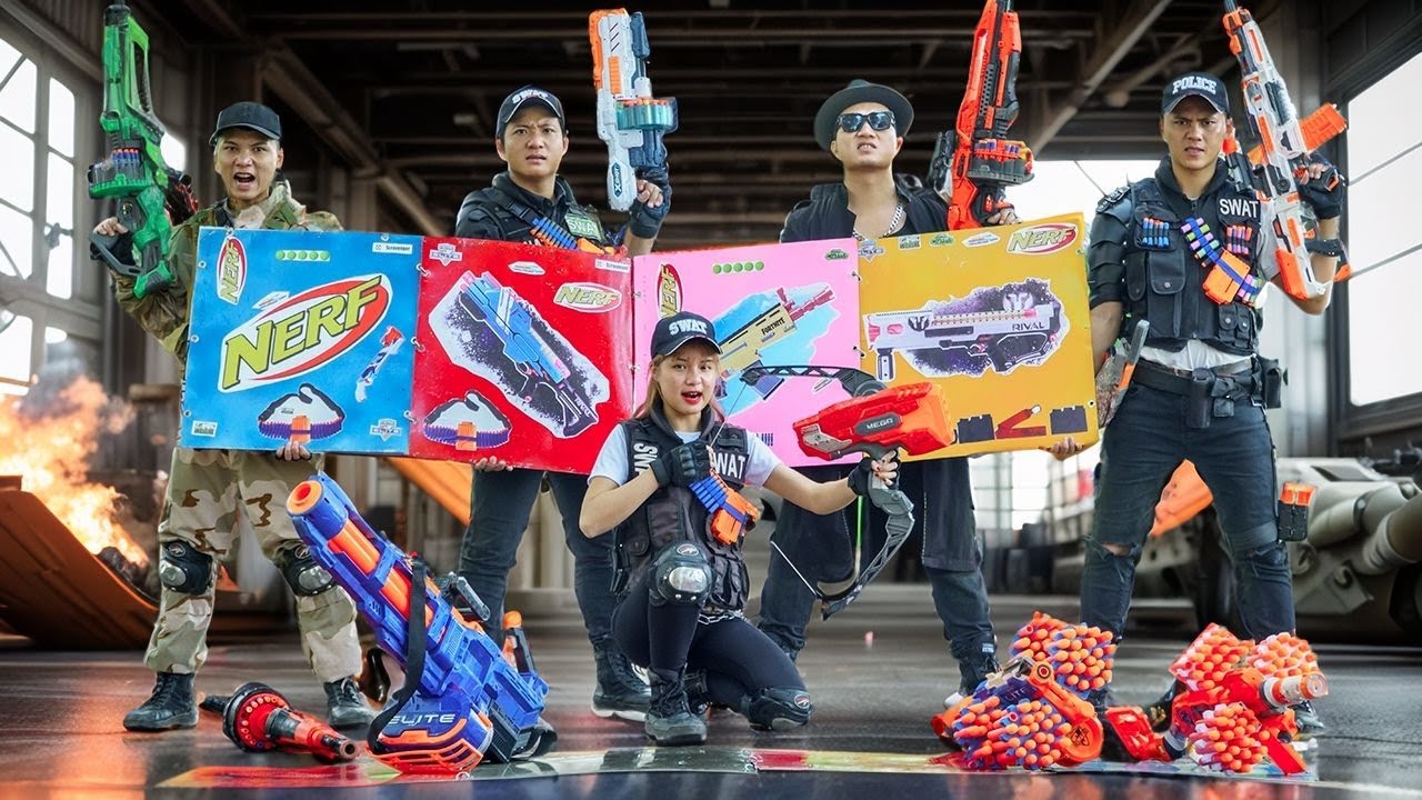 Игра LTT ​​Nerf War: захватывающее приключение SEAL X в лучшем доме оружия Nerf!