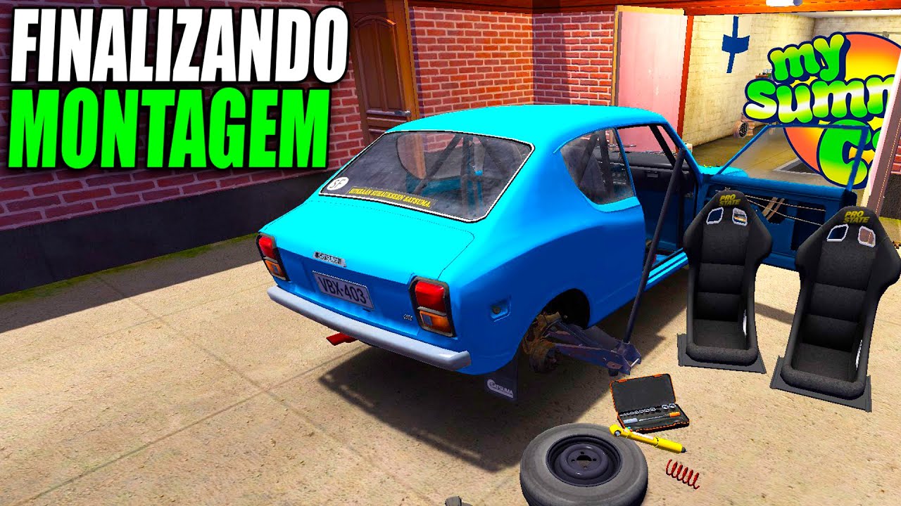 AS RODAS DO RALLY ESTÃO PRONTAS MY SUMMER CAR BRASIL 