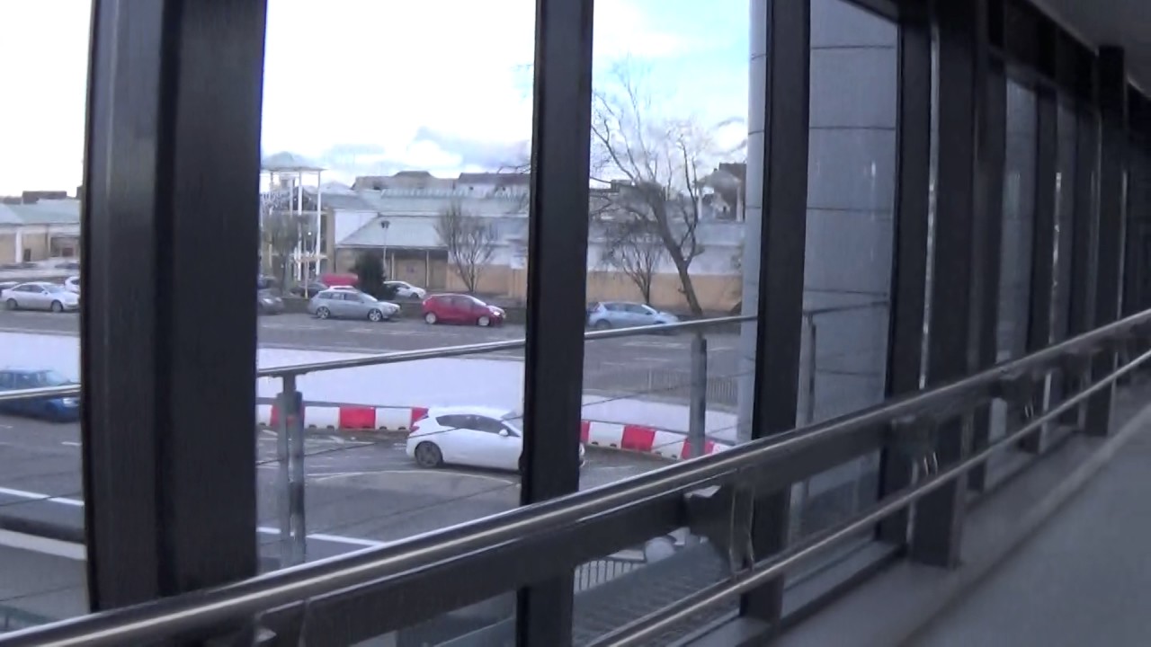 Kone EcoDisc Elevator At The Portadown Train Station