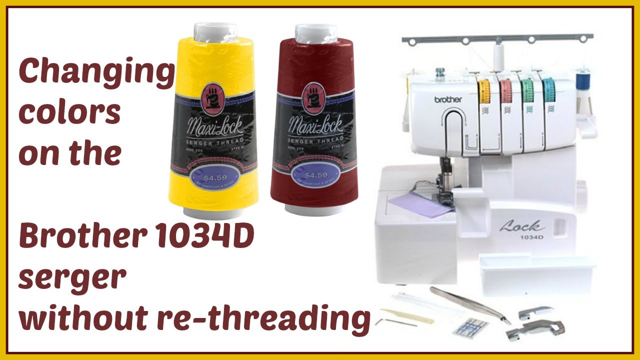 Brother 1034D  Brother 1034D 3/4 Thread Serger & Overlocker