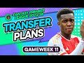 FPL GW11 TRANSFER PLANS | Diaby to Saka still worth it? 😲 | Fantasy Premier League Tips 2023/24