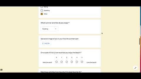 Google Forms: Preview your Form