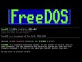 FreeDOS 1-3 RC4 Easter Egg