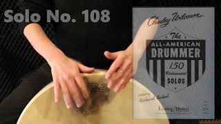 Solo No 108 - The All-American Drummer - Charley Wilcoxon - Mobiler Musikunterricht Regensburg