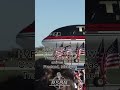 HAPPENING NOW: Crowd goes wild as Trump Force One arrives in Freeland, Michigan