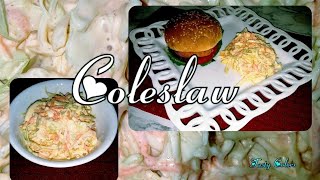 Coleslaw | Cabbage Salad | Easy Four Ingredient Salad || Tasty Colors