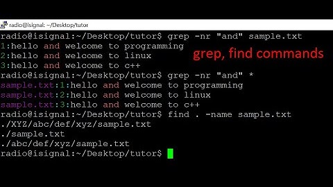 C Developer Unix/Ubuntu Linux Commands  - Part 2: