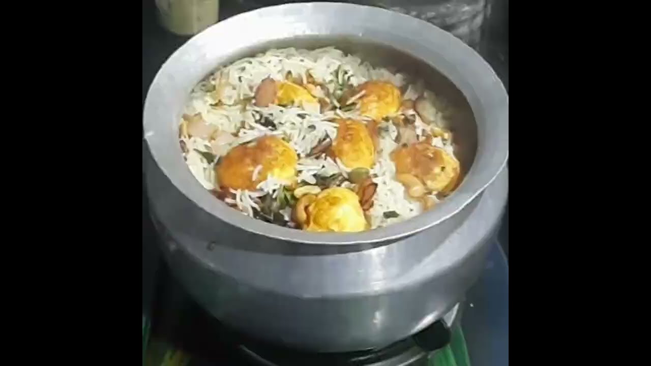 Recipe of egg dum biryani
