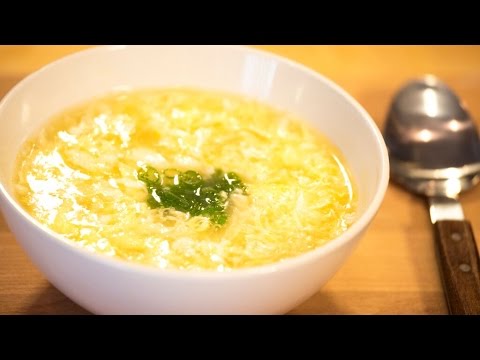 The Best Chinese Egg Drop Soup with Sweet Corn Recipe 玉米蛋花湯 CiCi Li - Asian Home Cooking Recipes